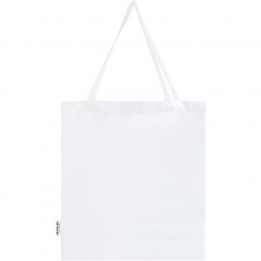 Logo trade firmakingituse pilt: Madras 140 g/m² GRS-i taaskasutatud puuvillast kandekott
