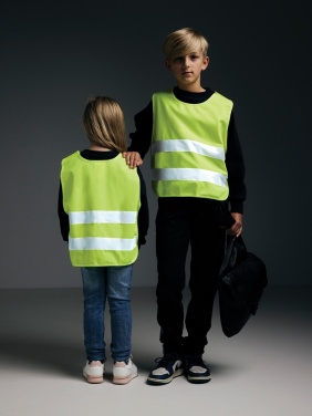 Logo trade firmakingid foto: GRS taaskasutatud PET hästi nähtav turvavest 7-12 aastat