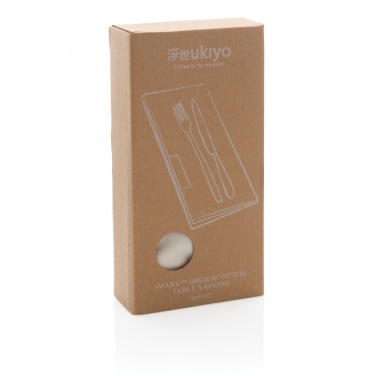 Logotrade ärikingitused pilt: Ukiyo Aware™ 180gr puuvillased salvrätikud 4tk komplekt