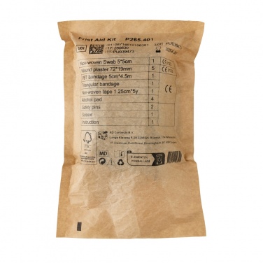 Logotrade ärikingituse foto: RCS taaskasutatud nubuck PU kotike esmaabikomplekt postitatav