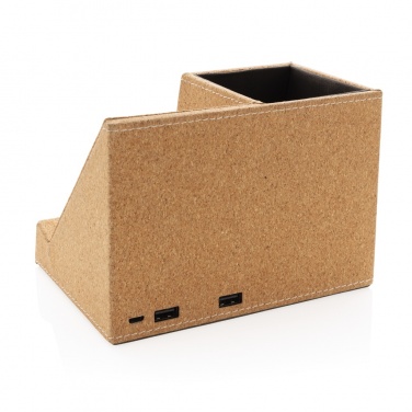 Logo trade firmakingid foto: Korgist pliiatsihoidja ja 5W juhtmevaba laadija