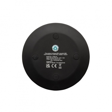 Logotrade ärikingituse foto: RCS taaskasutatud plastist 15 W juhtmeta kiirlaadija