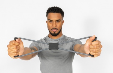 Logo trade reklaamtoote pilt: Fitness 8 kujuga treeningrihm kotis