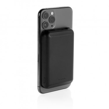 Logo trade reklaamkingi pilt: Magnetiline 5000 mAh 5W juhtmevaba akupank