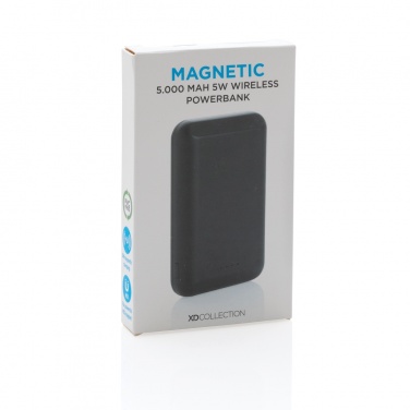 Logo trade firmakingituse pilt: Magnetiline 5000 mAh 5W juhtmevaba akupank