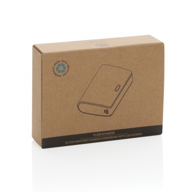 Logo trade firmakingituse pilt: FlashCharge RCS rplastic 10000 mah kiirlaadimise akupank