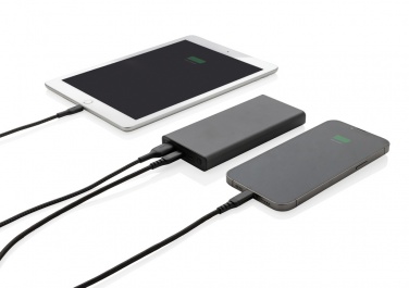 Logotrade reklaamkingi foto: Terra RCS taaskasutatud 18 W alumiiniumist akupank 10 000 mAh