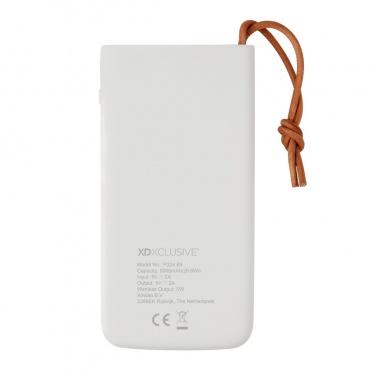 Logotrade ärikingi foto: Aria 8000 mAh 5W juhtmevaba laadimise akupank