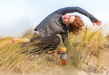 Logotrade reklaamkingituse foto: Impact topeltseinaga borosilikaatklaasist pudel