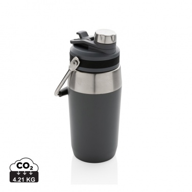 Logo trade reklaamkingitused foto: Kahe funktsiooniga roostevabast terasest vaakumpudel 500 ml