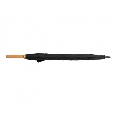 Logotrade ärikingid pilt: 23" Impact AWARE™ RPET 190T automaatselt avatav bambusest vihmavari