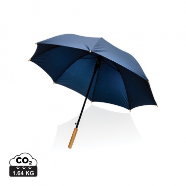 Logotrade reklaamkingid pilt: 23" Impact AWARE™ RPET 190T automaatselt avatav bambusest vihmavari