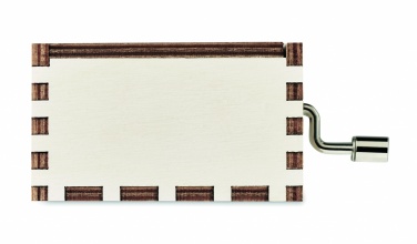 Logotrade firmakingi foto: Puidust jõulumuusika kast