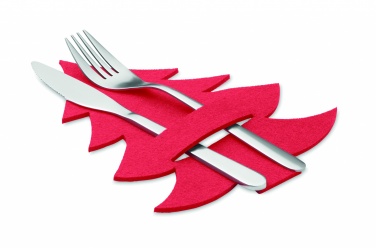 Logo trade ärikingi pilt: RPET vildist söögiriistade hoidiku komplekt