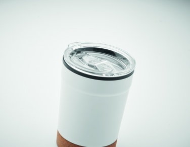 Logo trade reklaamkingituse pilt: Topeltseinaga termoskruus, 300 ml, korgist alusega