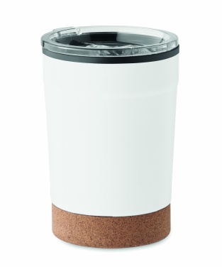 Logotrade ärikingid pilt: Topeltseinaga termoskruus, 300 ml, korgist alusega