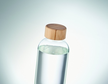 Logotrade reklaamkingid pilt: Klaaspudel 650ml bambusest kaas