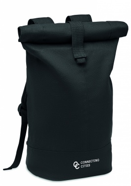 Logo trade reklaamkingituse pilt: Rolltop pestud lõuendist seljakott