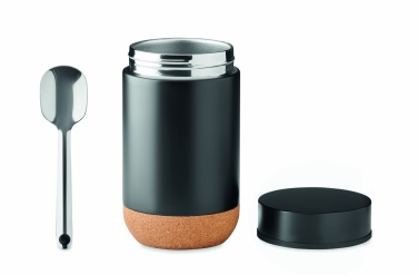 Logo trade firmakingid foto: Topeltseintega toidutermos lusikaga 400 ml