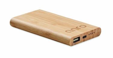 Logotrade ärikingi foto: 4000 mAh bambusest akupank