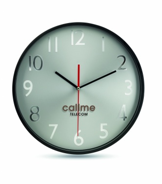 Logo trade firmakingituse pilt: Hõbedase taustaga seinakell