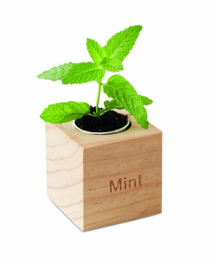 Logo trade reklaamkingituse pilt: Ürdipott "MINT"