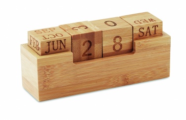 Logo trade reklaamtoote pilt: Bambusest kalender