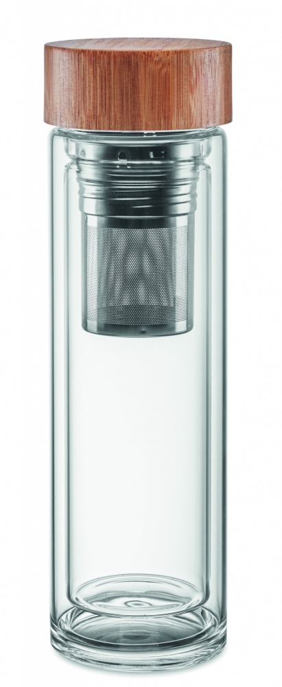 Logotrade reklaamkingi foto: Kaheseinaline klaaspudel 400ml München