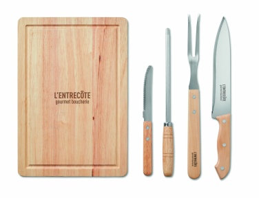 Logo trade reklaamtoote pilt: Komplektis 4 BBQ grillimistarvikut