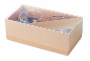 Logo trade firmakingitused foto: Komplektis 2 kahekordse seinaga espressotassid