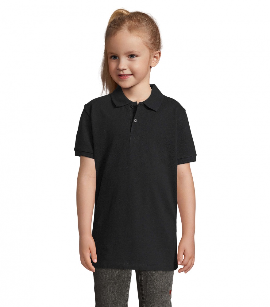 Logo trade reklaamkingi pilt: TÄIUSLIK LASTE POLO 180