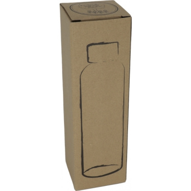 Logo trade reklaamkingi pilt: Klaaspudel Klagenfurt roostevabast terasest korgiga 500 ml