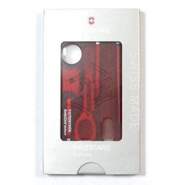 Logo trade reklaamkingid foto: Mitmeotstarbeline SwissCard küünehooldus Victorinox
