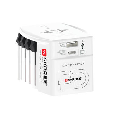 Logo trade firmakingi pilt: SKROSS World Travel Adapter MUV 65W PD USB C kaabliga