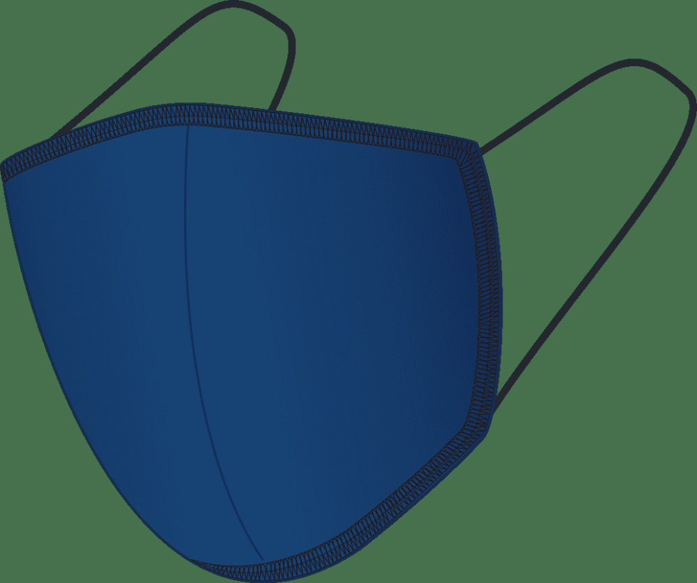 Logo trade ärikingituse pilt: BLACK-BLACK puuvillane näomask 140123000