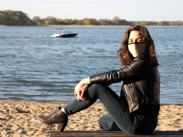 Logotrade ärikingid pilt: MARS PRO puuvillane mask (suurus M) koos tasku ja HEPA-filtriga 1380165