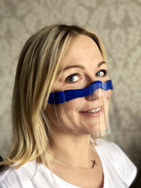 Logotrade meene foto: HESTIA näokaitse - läbipaistev mask suu ja nina jaoks 1452162