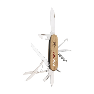 Logo trade firmakingid foto: Victorinox Huntsman Puidust taskunuga