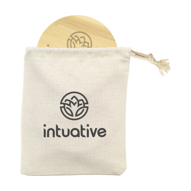 Logotrade ärikingid pilt: Bambusest tassialuste komplekt