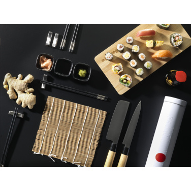 Logo trade firmakingi pilt: Temaki Bamboo Sushi Tray kinkekomplekt