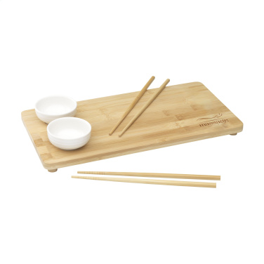 Logo trade reklaamkingid foto: Temaki Bamboo Sushi Tray kinkekomplekt