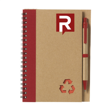 Logotrade meene foto: Recycle Note-L taaskasutatud paberist märkmik