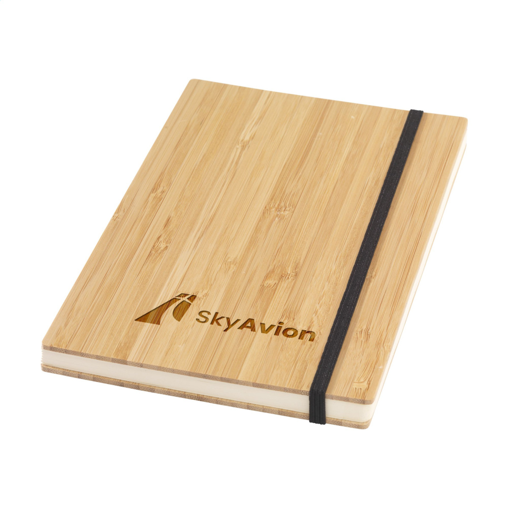 Logotrade meened pilt: Bamboo Journal palja seljaga paberist märkmik A5
