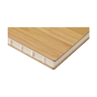 Logotrade ärikingitused pilt: Bamboo Journal palja seljaga paberist märkmik A5