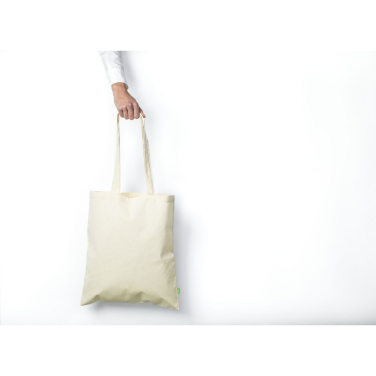 Logotrade reklaamkingituse foto: Orgaanilisest puuvillast GOTS Shopper kott (140 g/m²).