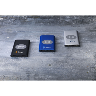 Logotrade ärikingitused pilt: Alumiiniumist 8000 traadita akupank