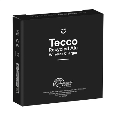 Logo trade ärikingi pilt: Tecco GRS taaskasutatud alumiiniumist 15 W juhtmeta laadija