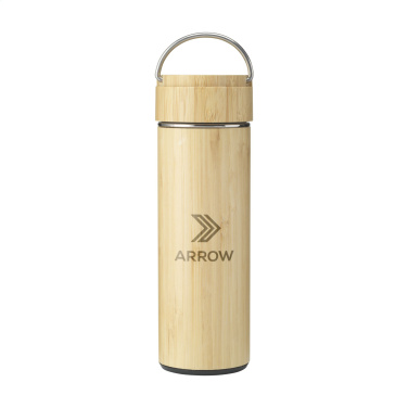 Logotrade ärikingid pilt: Nikko 330 ml bambusest termopudel/termotass