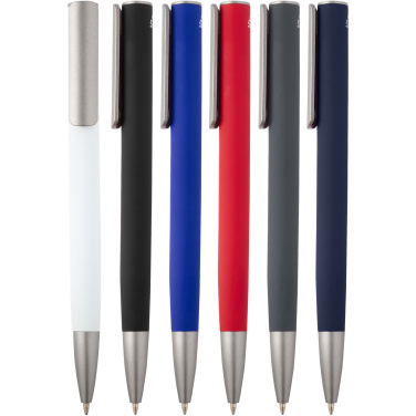 Logotrade reklaamtooted pilt: Ziguur taaskasutatud alumiiniumist pastapliiats (must tint)