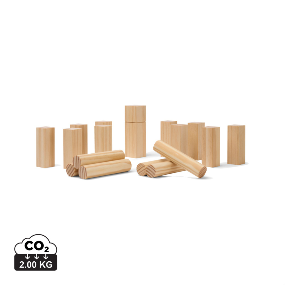Logo trade reklaamkingi pilt: VINGA Kubb minimäng